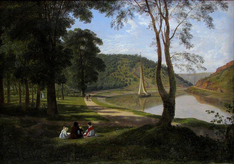 Francis Danby View of the Avon Gorge Norge oil painting art